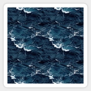 Midnight Serenade: Photorealistic Ocean Whispers Sticker